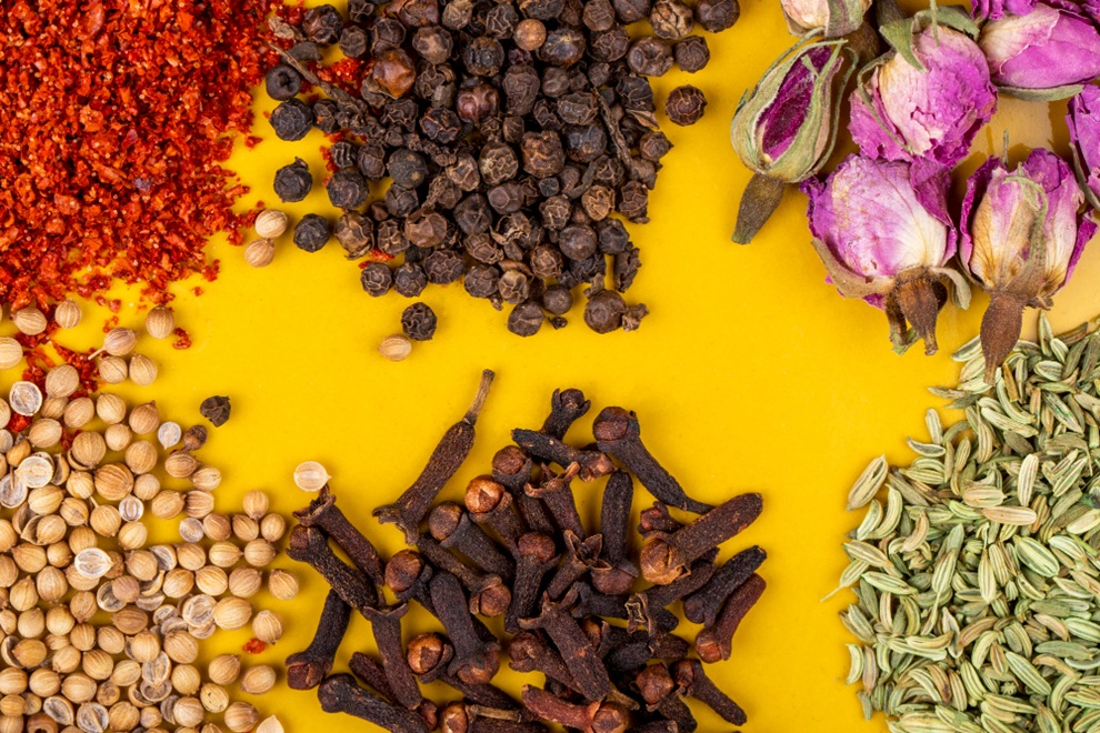 Seeds and Spices - sesame mustard sunflower cumin and spices